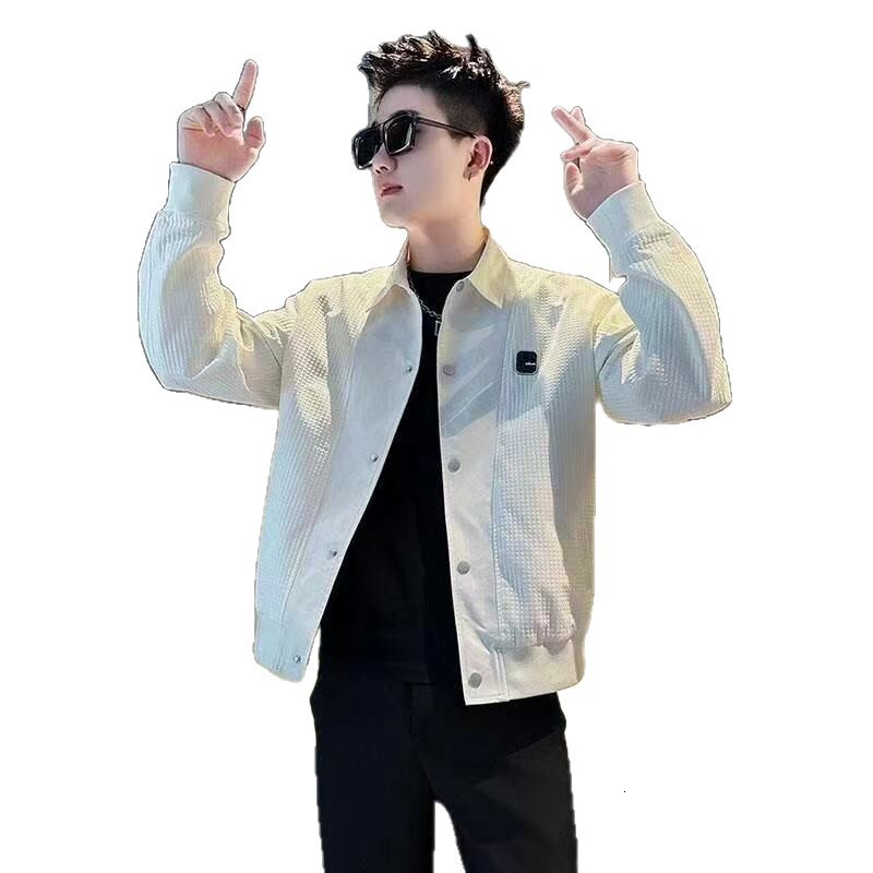 Fashion New Men's Jacket Spring Autumn 2025 Elegant Casual Versatile Trendy Designer Coat Men's Jacket