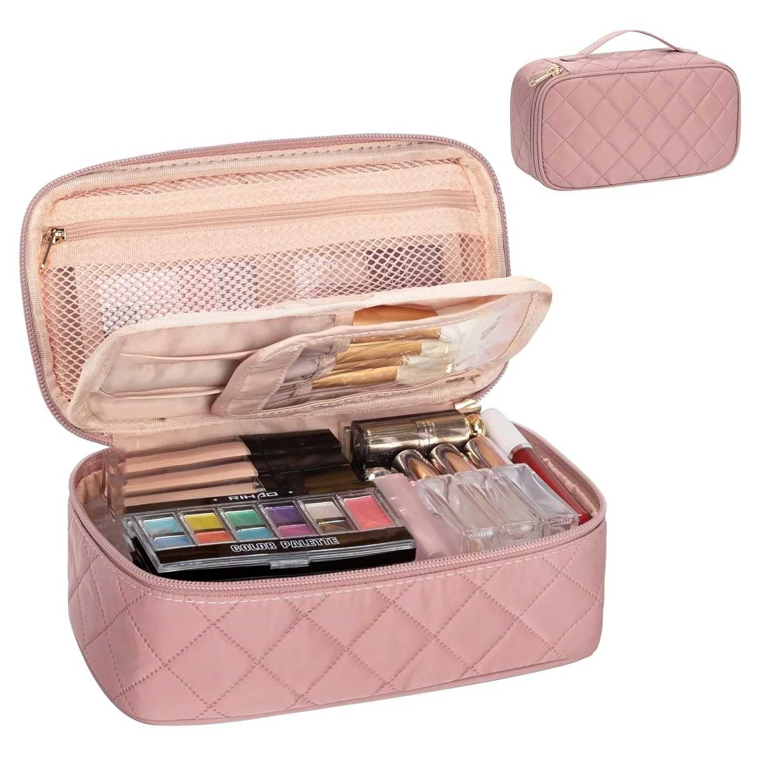 Small Cosmetic BagPortable Cute Travel Makeup Bag for Women and girls Makeup Brush Organizer cosmetics Pouch Bags J2511151