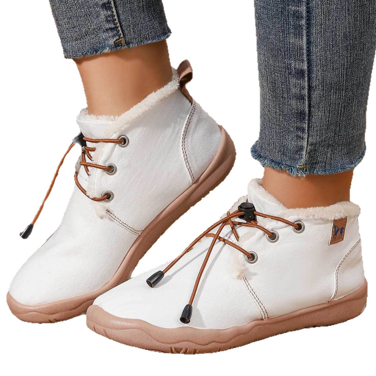 2025 Autumn/Winter Collection: Women's High-Cut Cotton Boots & Short Boots-Comfortable Sporty Design with Rubber Soles for All-Day Wear