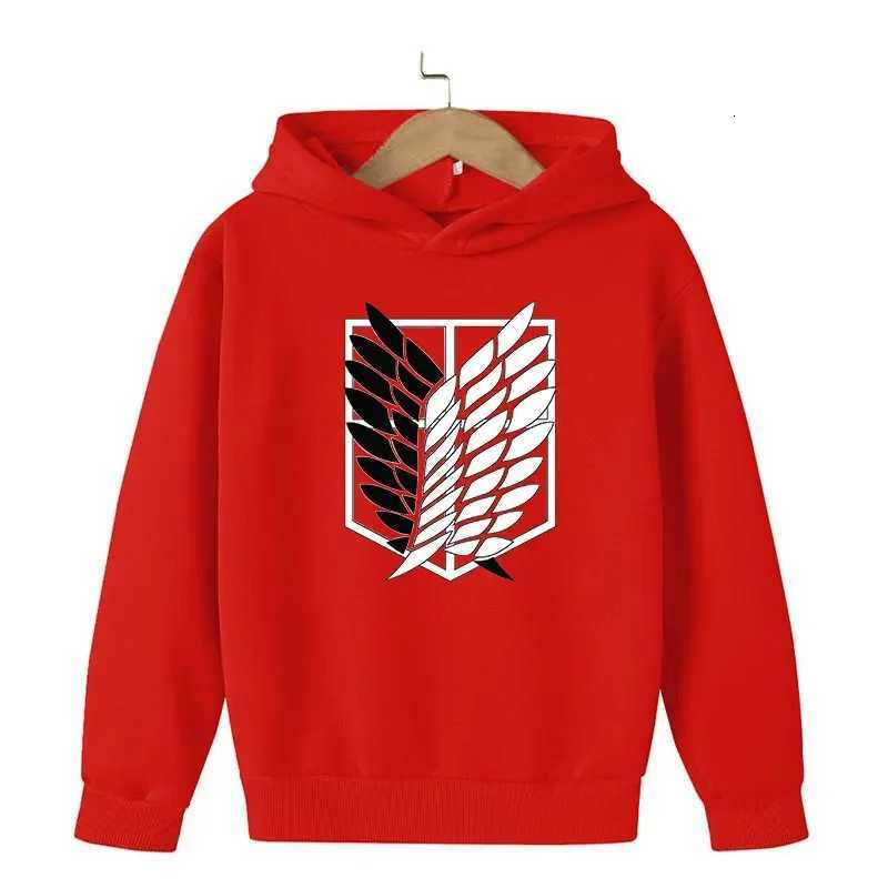 Autumn Childrens Cartoon and Anime Clothing Attack on Titan Sports Hoodie Childrens Clothing Street Anime SportswearT251030