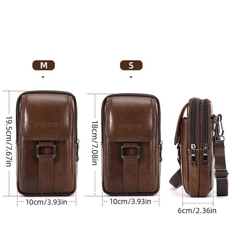 Portable Men Messenger Waist Bag Cell Phe Belt Pack Fi Simple Mtipockets Casual Backpack Outdoor Sport Hiking Sahel Y251011
