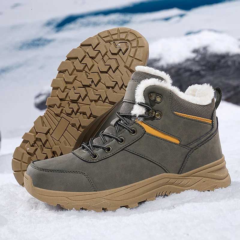 Male Sneakers Outdoor Shoes for Men Winter Sport Ankle Boots NonSlip Winter Boots for Men Loafers Soft and Comfortable Fashion Z251029