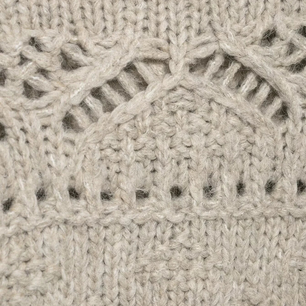 Woman Pointelle Chunky Knitted Cardigan Loose Singlebreasted Lapel Long Sleeves Solid Color Sweater Jacket Early Autumn Top 251029