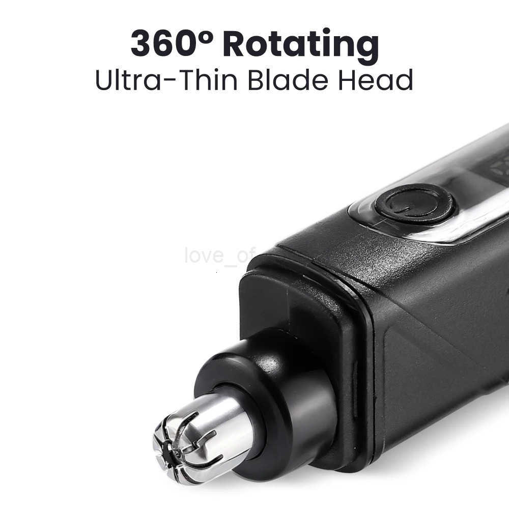 Electric Nose Hair Trimmer For Man Portable Rechargeable Mini Ear Nose Hair Cleaner Trimmer Facial Hair Removal Shaving Machine Z251030