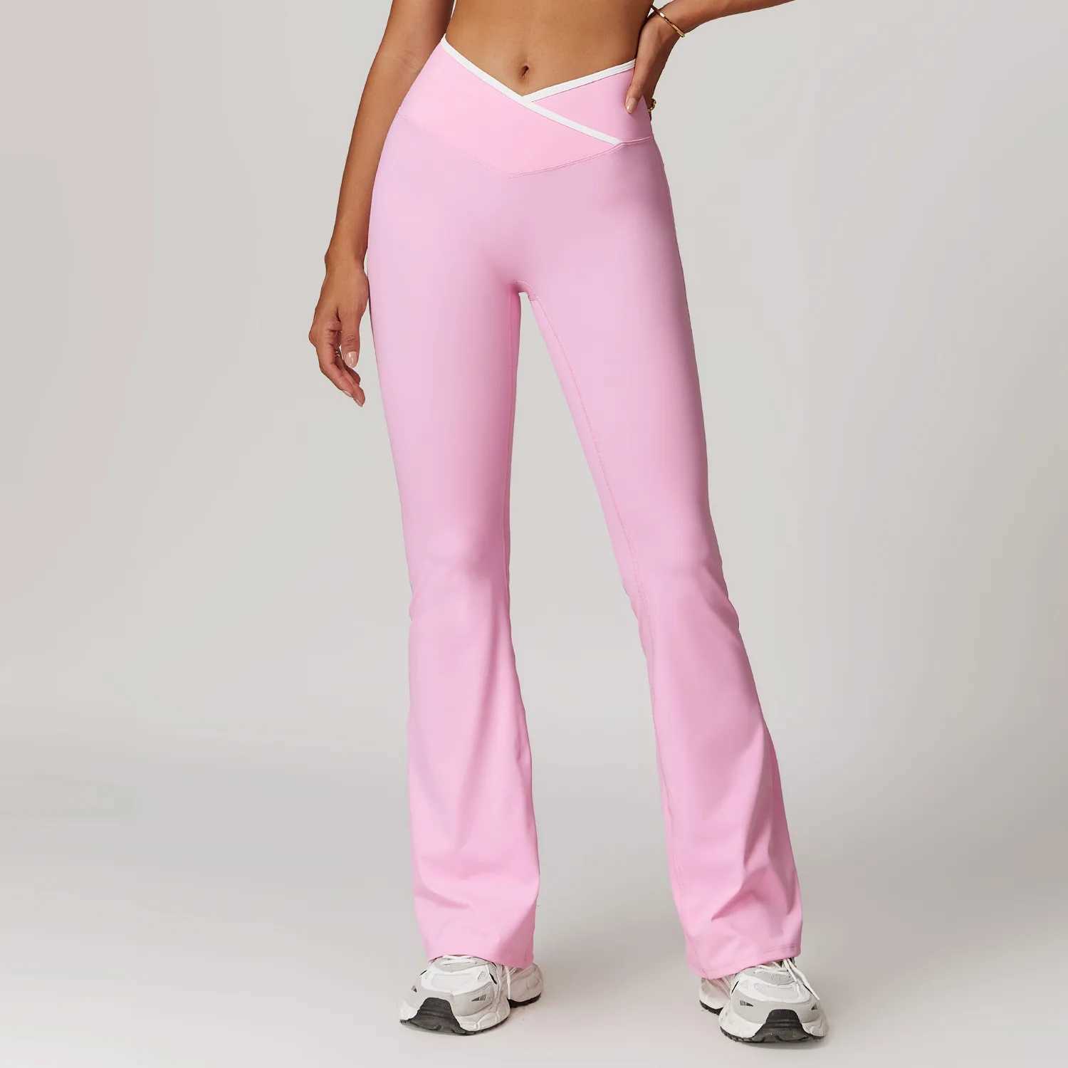 Bellbottoms Tights Yoga Leggings Women Fitness Leggings Running Cycling Pants Sports Leggings High Waist Workout Gym Clothing J251030