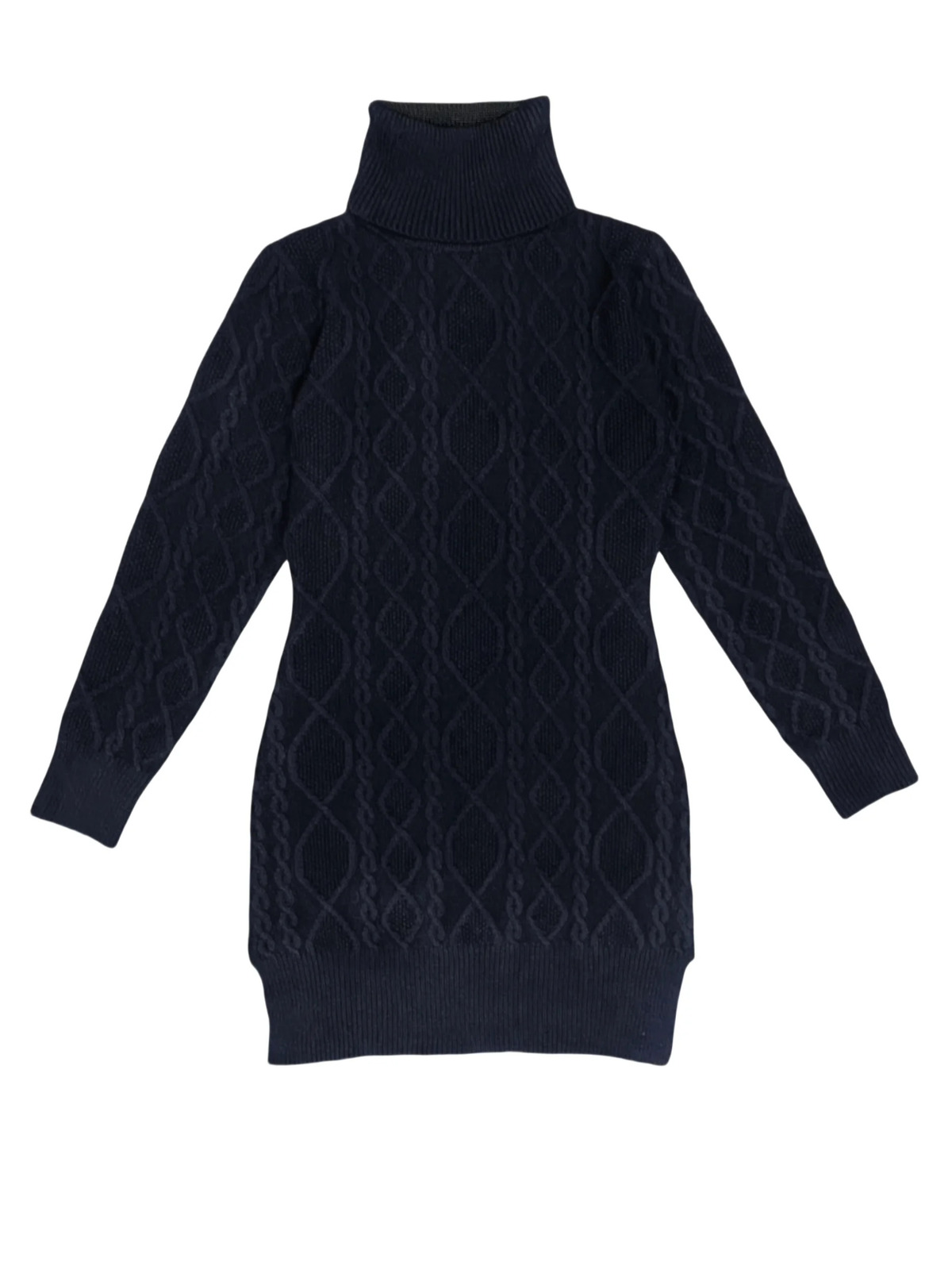 AutumnWinter Knitted Dress Womens Bag Hip Skirt High Collar Elegant Knitted Solid Color Sweater Long Sleeve Dress 251029