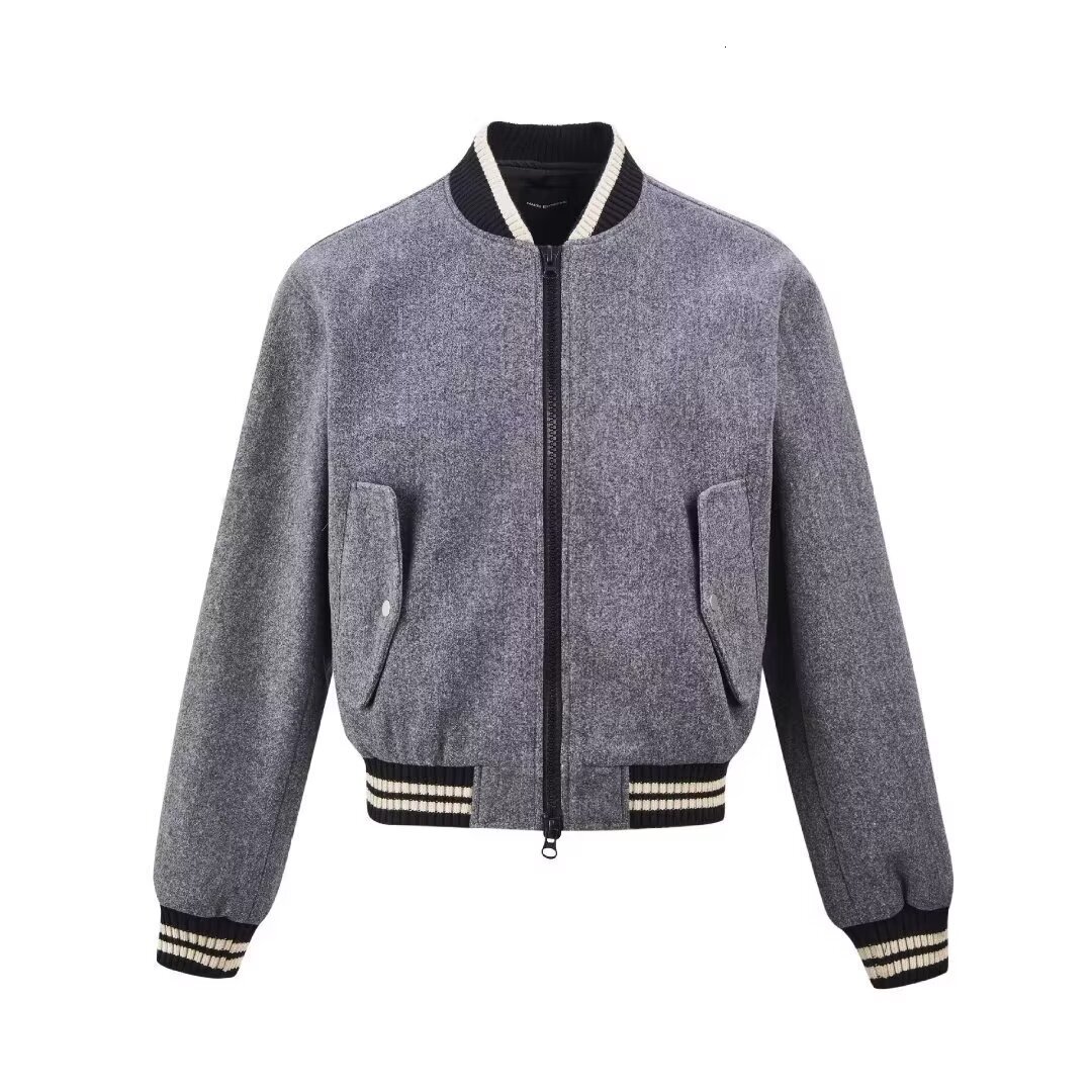 American Style Baseball Designer Jacket Jacket For Men Autumn And Winter, Vibe Trendy Brand Loose Casual Versatile High-end Woolen Coat