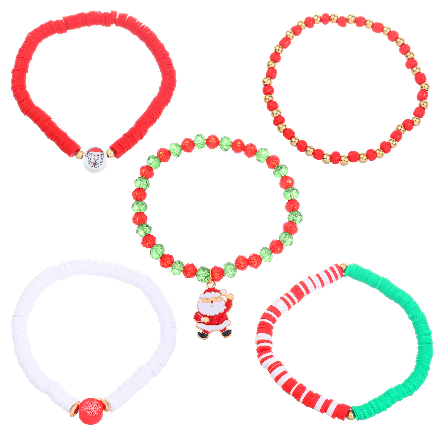 Decorative Winter Seasonal Charms - Lettered Band Accessories for Festive Occasions