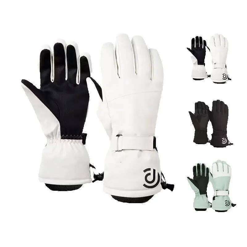Men's Winter Warm Ski Outdoor Thick Snowboarding Windproof Waterproof For Riding Touch-Screen Skiing Gloves