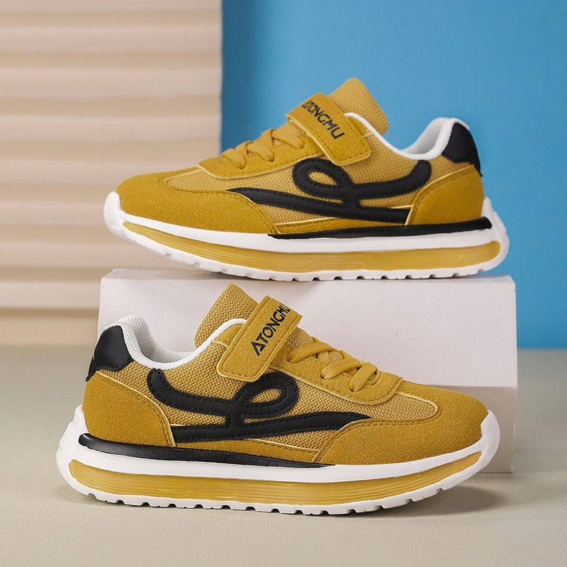 Boys and girls' shoes spring and autumn new children's mesh breathable sneakers for primary school students versatile casual shoes2025