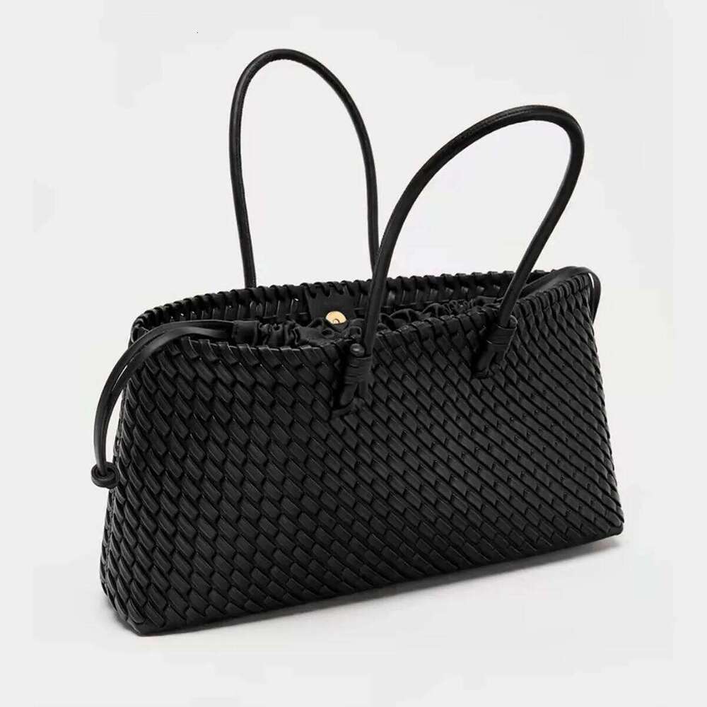 Large Capacity Woven Tote Top Handle Handbag Commuting Designer Bags For Women Shoulder Bag NEW Soft Shopper Purses