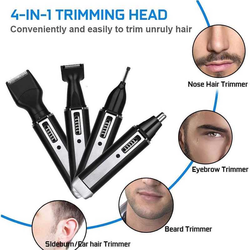 All in One Grooming Kit Rechargeable Electric Multifunctional 4 in 1 Hair Trimmer Ear Beard Eyebrow Face Shaving Machine M251030