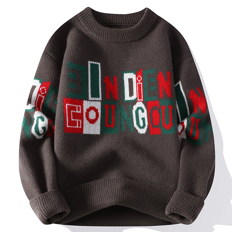 Top-quality Men's Sweaters Luxurious Design Color-blocking Soft And Warm Wool Sweaters Classic And Retro Styles For Both Men And Women On Instagr
