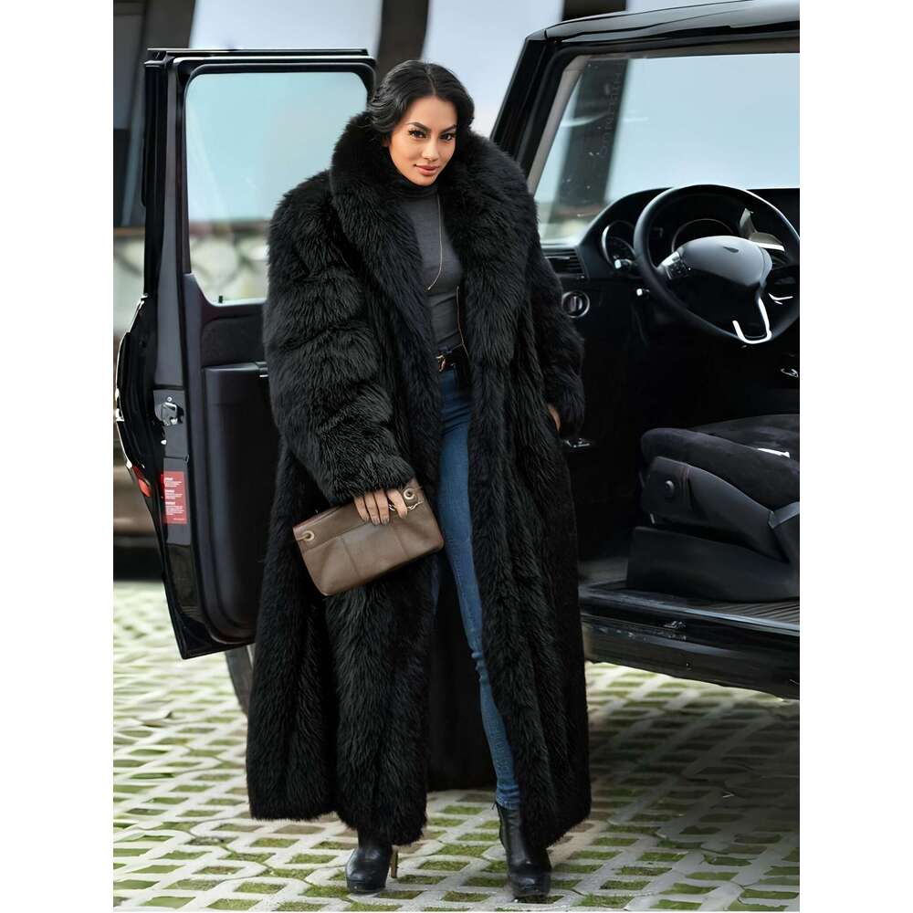 Elegant Outerwear Women S Long Formal Casual Coat Elegant Outerwear With Front Pocket Thick Warm Non Stretch Fabric For Office Parties Everyday