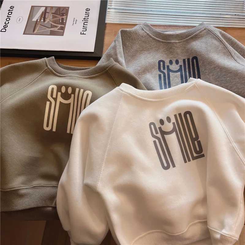 Boys Hoodies Sweatshirts CottonTops Outwear 2023 Scoop Spring Autumn Kids Sport Uniforms Childrens ClothingT251030