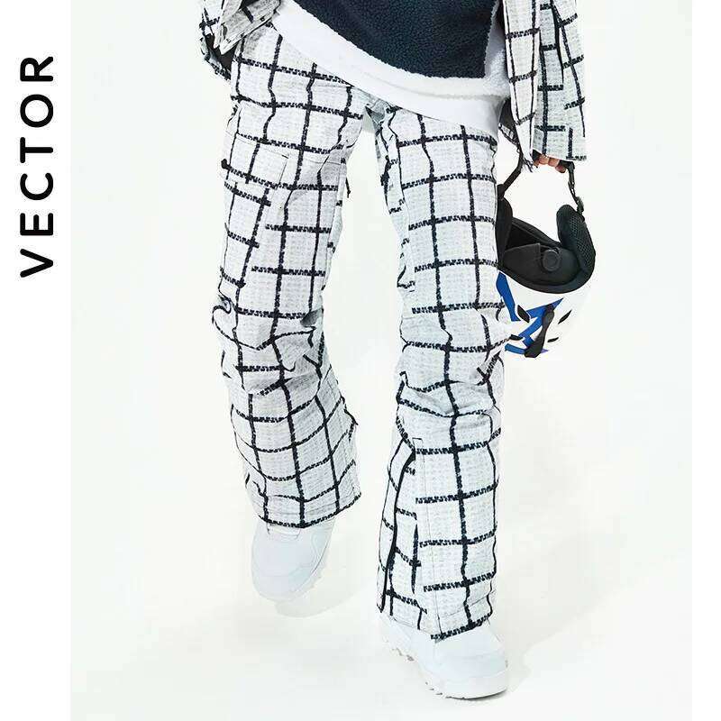VECTOR Brand Women Outdoor High Quality Windproof Waterproof Warm Snow Trousers Winter Ski Snowboarding Pants