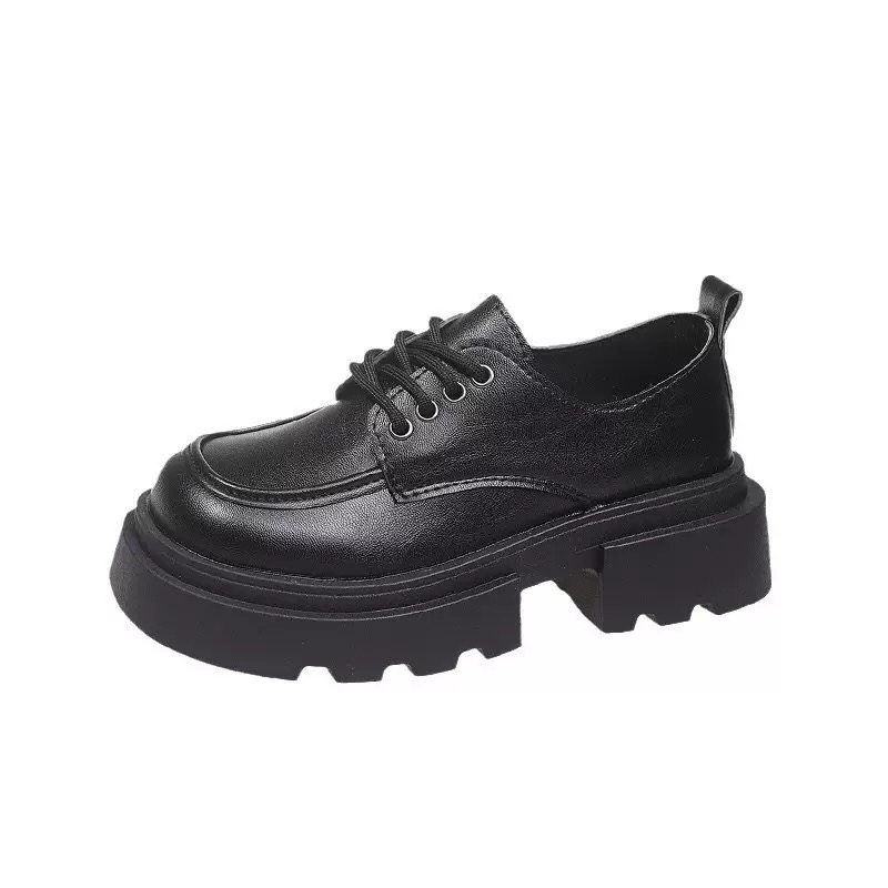 Jifffly Thick-Soled Loafers for Women 2025 Summer New British Style Slip-On Versatile Leather Shoes