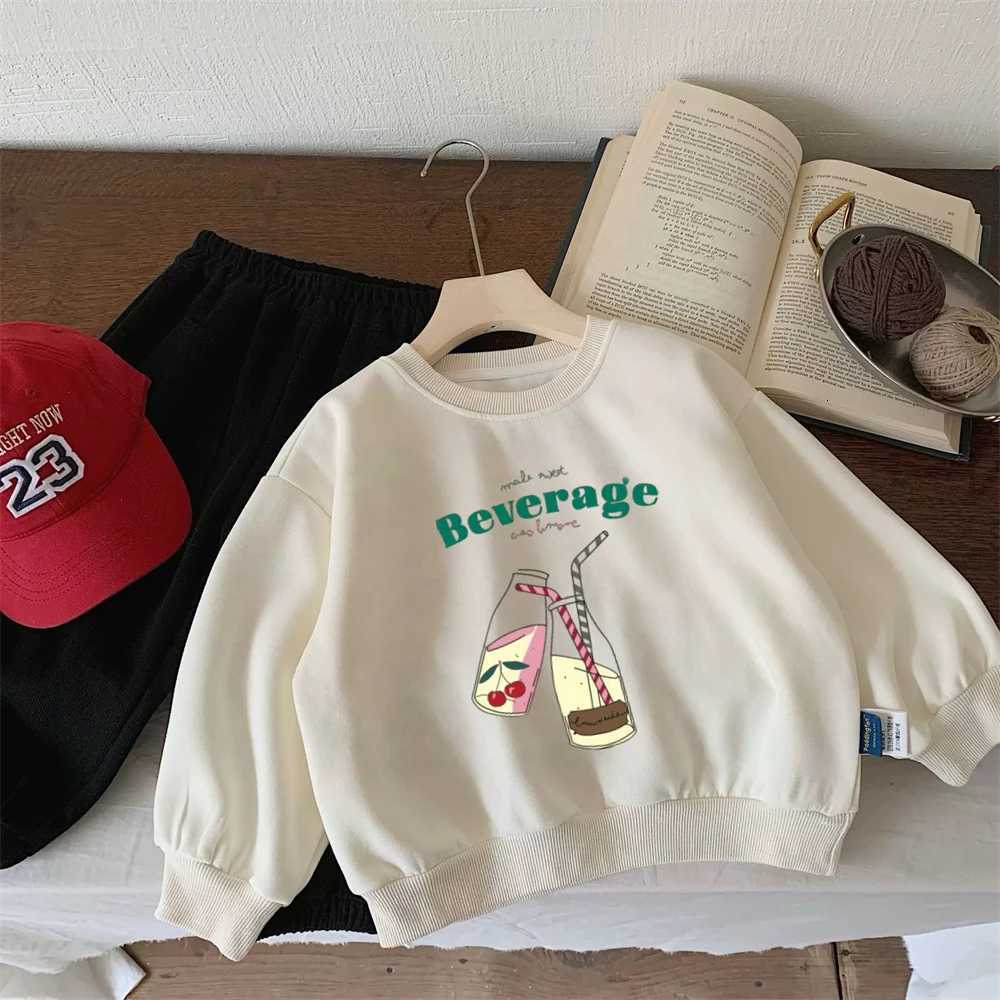 Fashion Sweatshirts New Kids Longsleeved Tops Casual Loose Crewneck Pullovers For Boys Girls Cute Printed Hoodie Autumn WearT251030