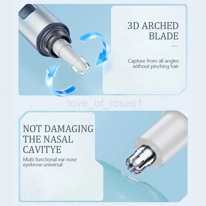 Electric Multifunctional 2in1 Eyebrow Trimmer Nose Hair Trimmer IPX7 waterproof Trimmer for Men and Women Z251030