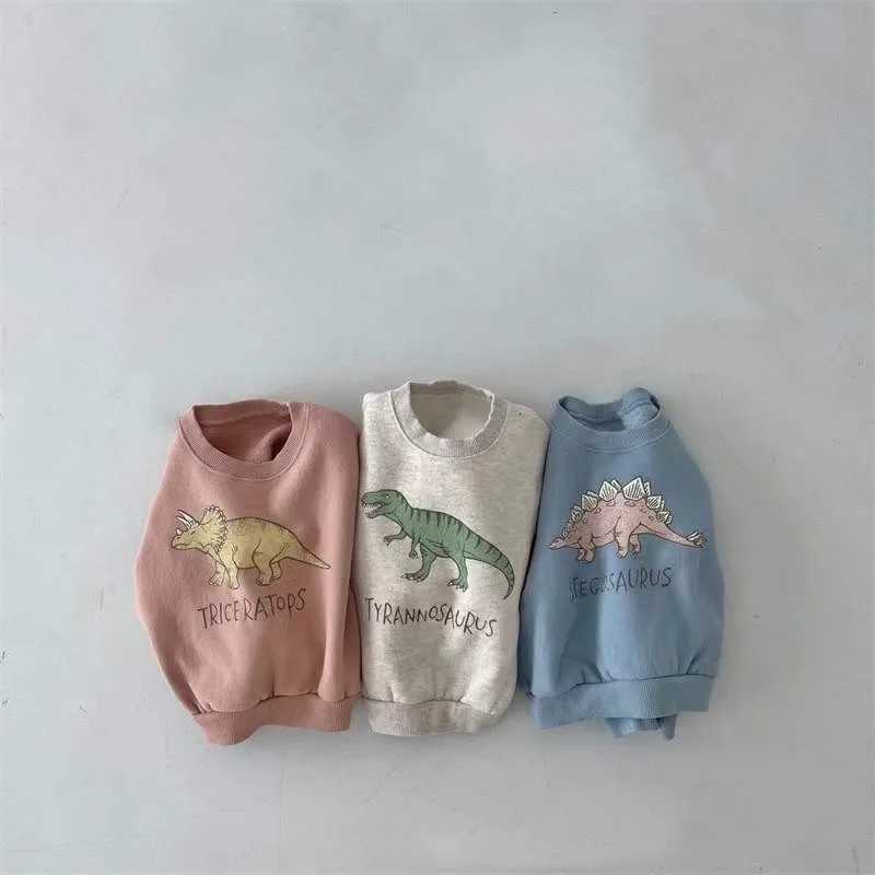 T212067 Spring Autumn Cartoon Kids Sweatshirt round Neck Long Sleeve Soft Comfortable Unisex Childrens Casual Top Korean StyleT251030