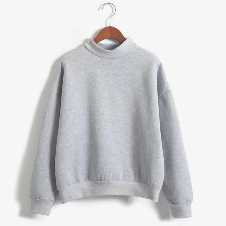 Woman Sweatshirts 2025 Sweet Korean Oneck Knitted Pullovers Thick Autumn Winter Candy Color Loose Hoodies Solid Womens Clothing 251030