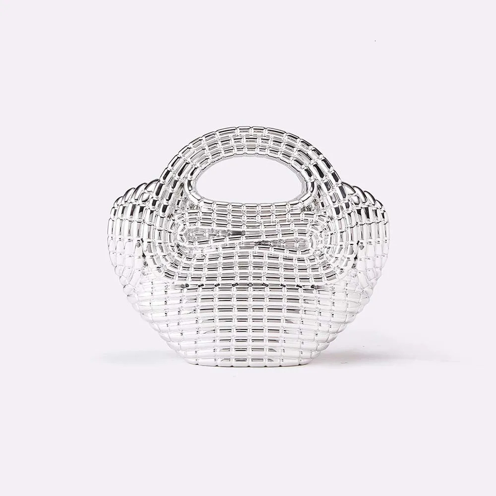 Glossy Evening Purse for Women Trend Acrylic Clutch Bag Fashion Chain Shoulder Bag Cute Strap Party Handbag Woman 251030