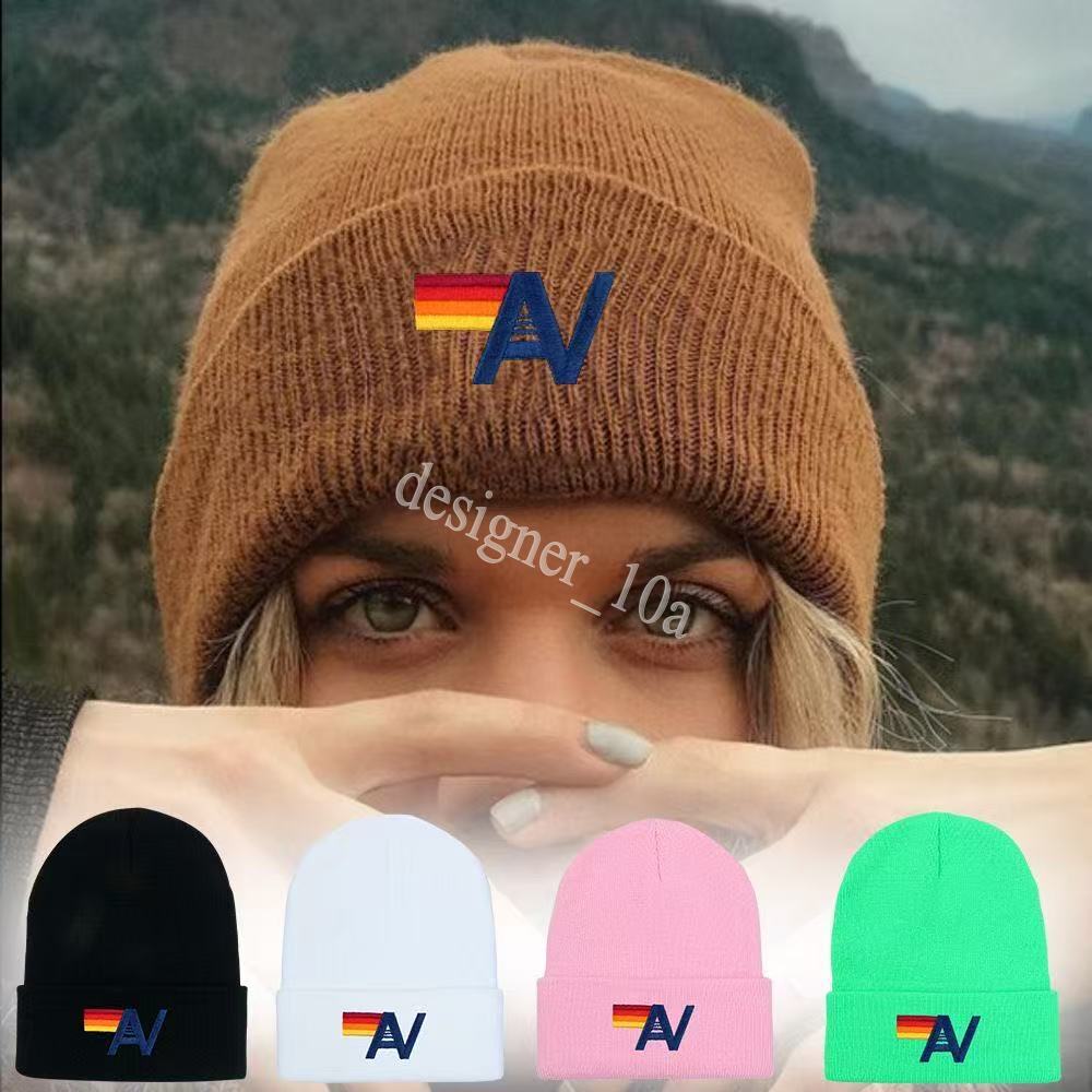 AVIATOR caps NATION hat Luxurys Unisex Spring Winter Hats for Men women Knitted Beanie Wool Hat Man Knit Bonnet s Beanie Gorros touca Thicken Warm Cap