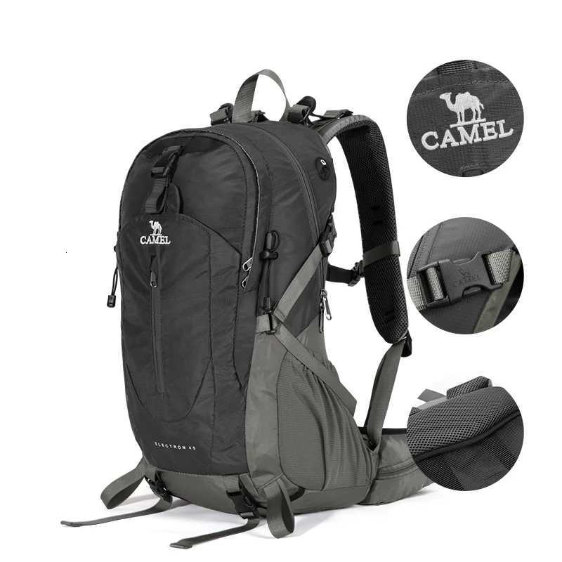 GOLDEN CAMEL Outdoor Mountaineering Bag Backpack Large Capacity Portable Camping Hiking Men And Women Antisplash Wearresistant H251029