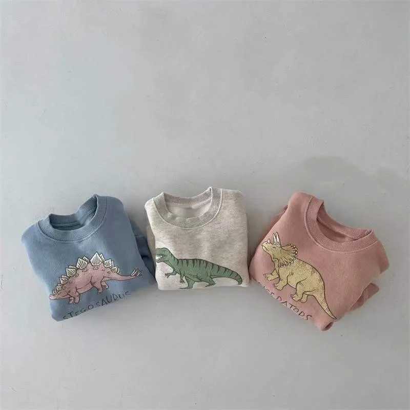 T212067 Spring Autumn Cartoon Kids Sweatshirt round Neck Long Sleeve Soft Comfortable Unisex Childrens Casual Top Korean StyleT251030
