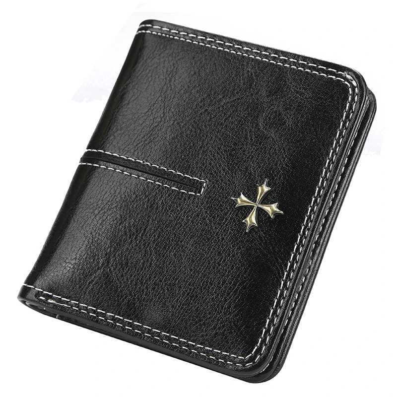 New Mini Wen Wallets Slim Wen Fi Small Wallets Zipper PU Leather Quality Fem Purse Card Holder Wallet D251030