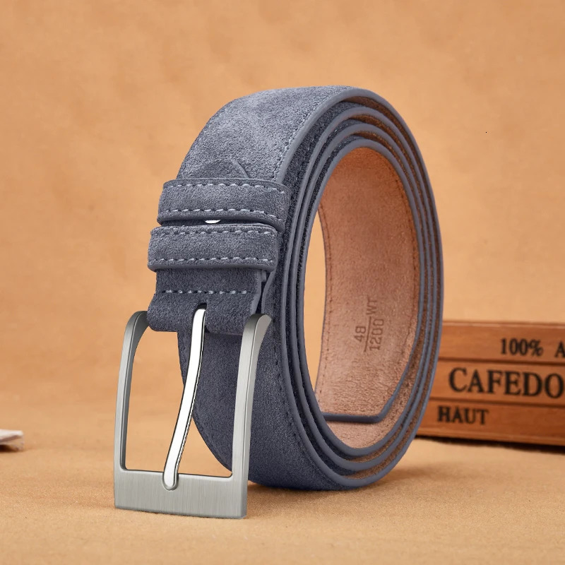 Style Fashion Welour Genuine Leather Belt For Jeans Leather Belt Men Mens Belts Suede Belt Straps 251024CJ