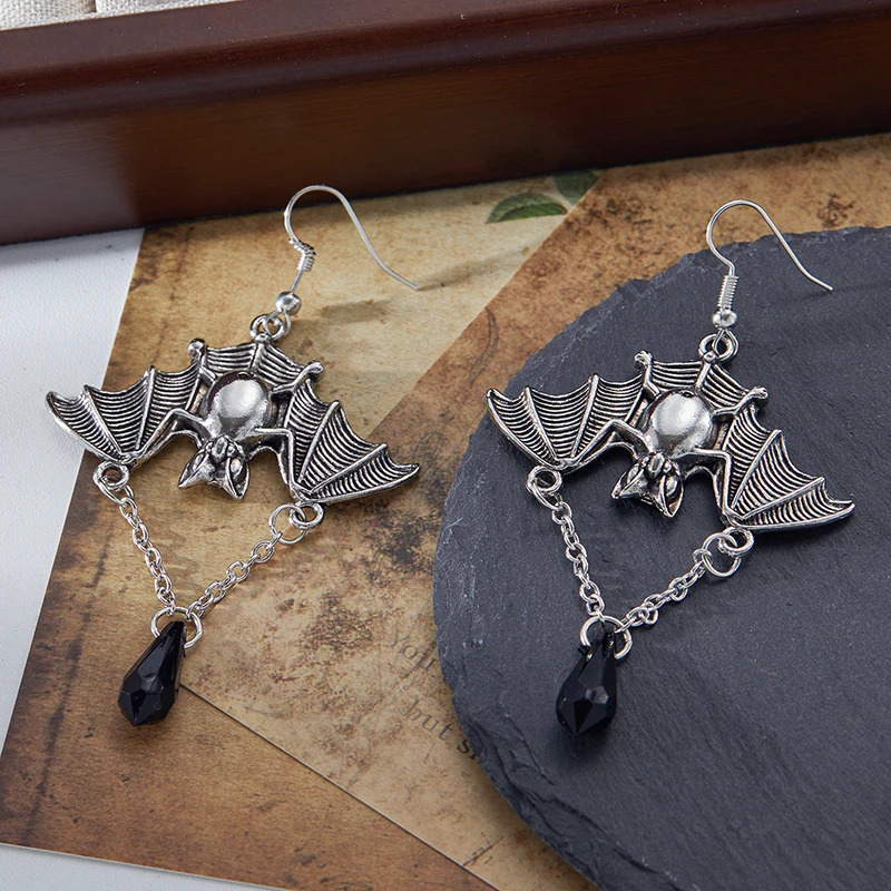 Gothic Bat Earrings for Women Men Night Ghost Festival Punk Rock Hip Hop Earring Party Gift Jewelry 250930