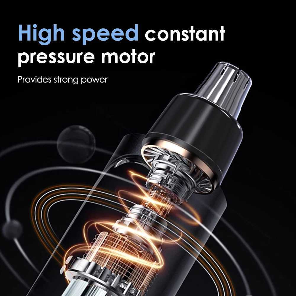 Electric Nose Hair Trimmer Painless Nose Hair Clipper USB Charging DualEdge Blades Portable LCD Display Men Mini Nose Hair Trim M251030