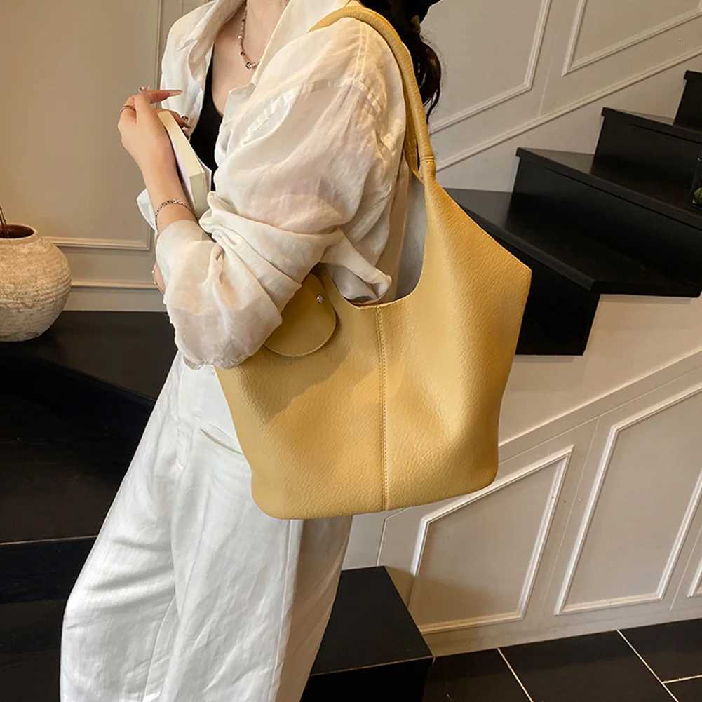 Designer bag PU Leather AllMah Shoder Bag Lychee Pattern Elegant Tote Bag Solid Color Casual Armpit Bag Cmute Bag with Mahing Cluh Y251029