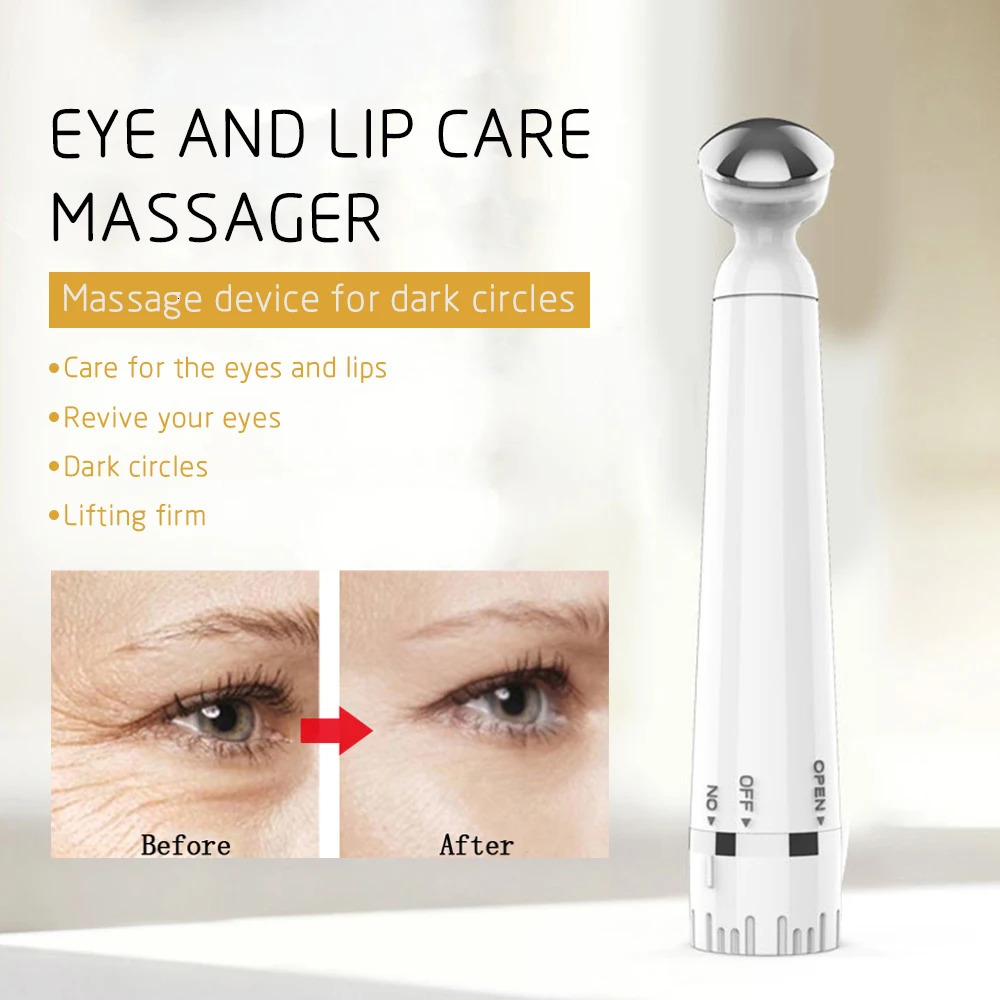 Mini Electric Vibration Eye Massager AntiAgeing Wrinkle Dark Circle Pen Removal Rejuvenation Eye Massager skin care tools 251027