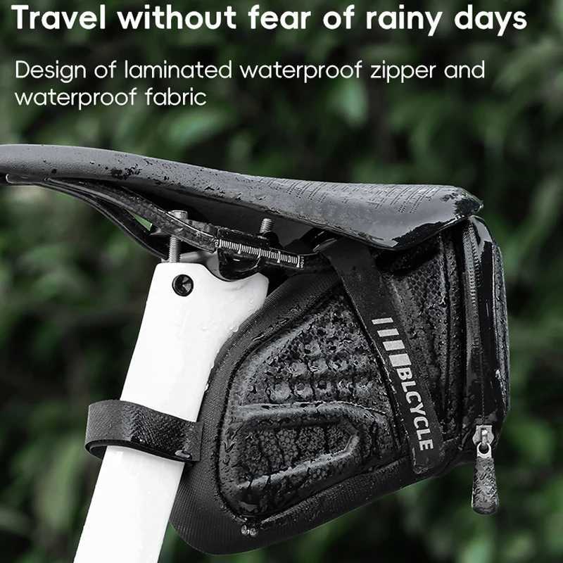 Bicycle Tail Bag Hard Shell EVA ThreeDimensional Riding Bag Mountain Road Bike Waterproof Saddle Bag Bicycle Riding Equipment H251029