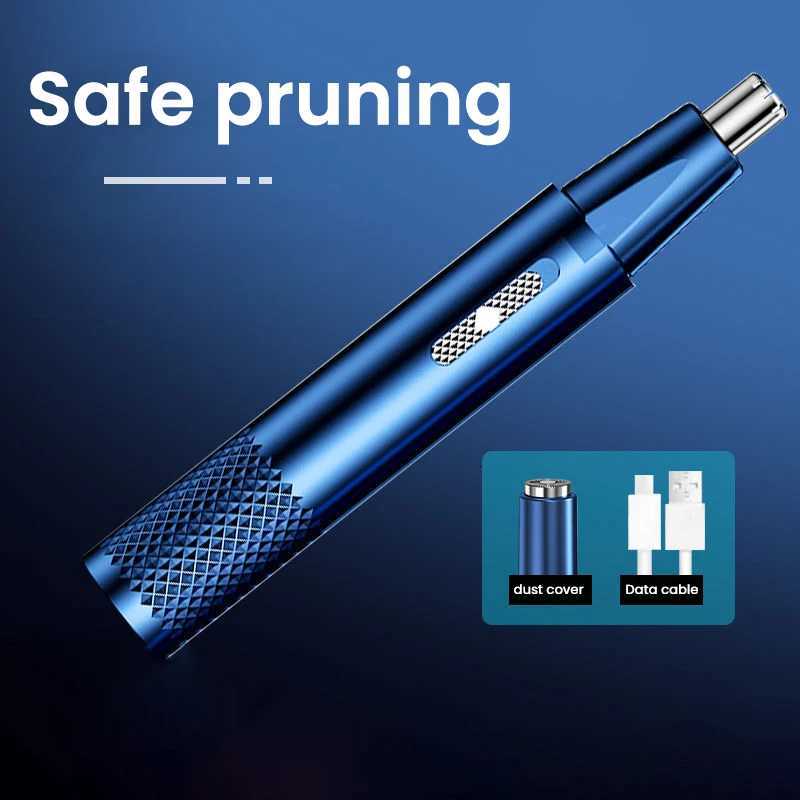 Electric Nose Hair Clipper Rechargeable Multikinetic Shaving Twoinone Unisex Fully Automatic Washable Trimmer M251030