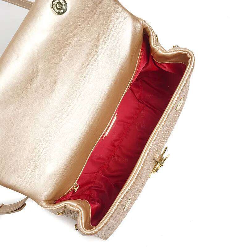 CH Solid Color Brand Classic Letters Buckle Handbag Large Capacity High Quality Ladies Elegant Light Crossbody Bag