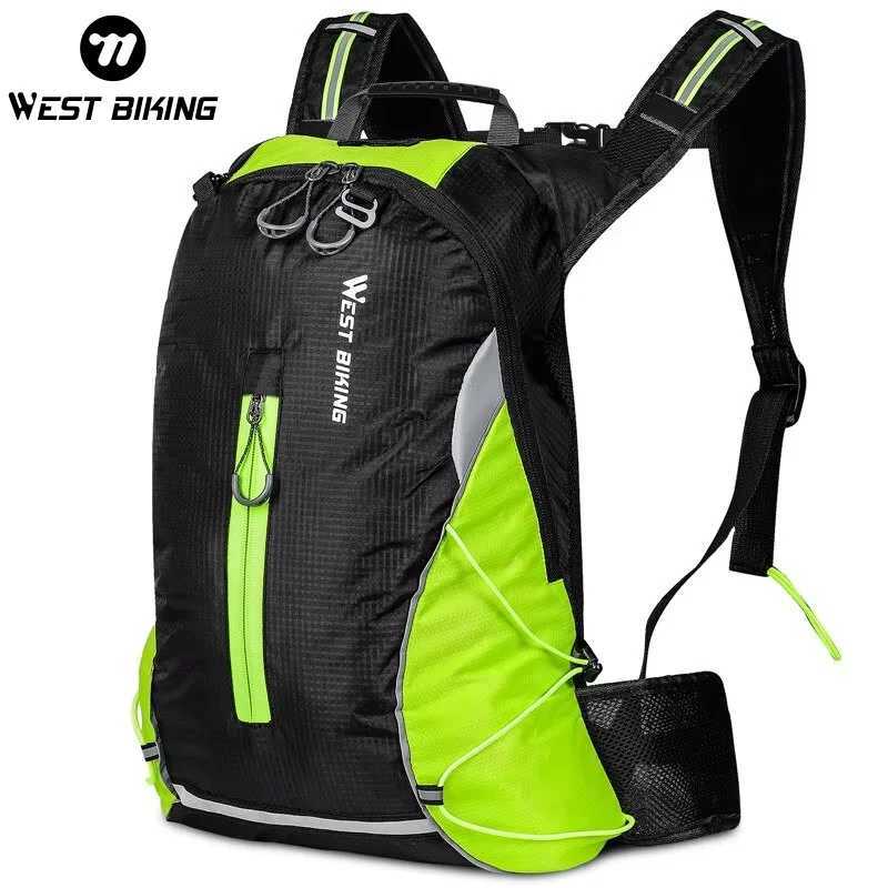 WEST BIKING 16L Cycling Backpack Portable Breathable Ultralight Bicycle Bag Outdoor Sport Climbing Travel Hiking Hydration Bag H251029