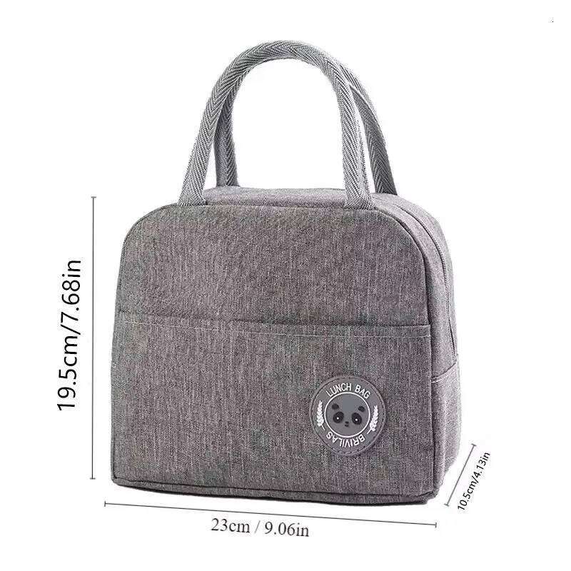 Insulated Aluminum Foil Rice Bag Meal Ice Pack Student Bento Lunch Handbag Insulation