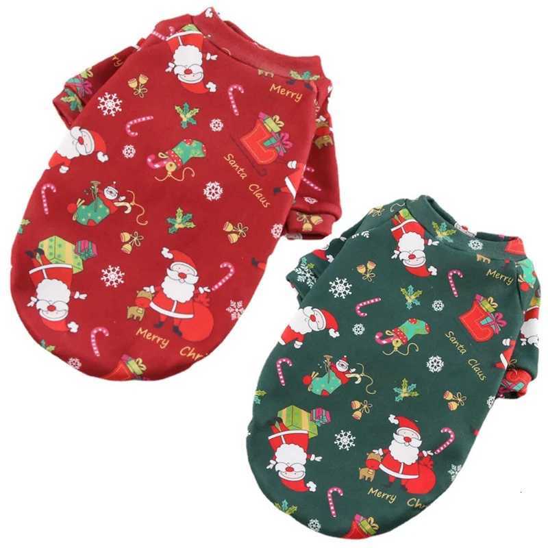 Large Dog Hoodies Christmas Sweater Winter Warm Fleece Lined Pet Clothes Xmas Puppy Holiday for Medium Large Dogs C251030