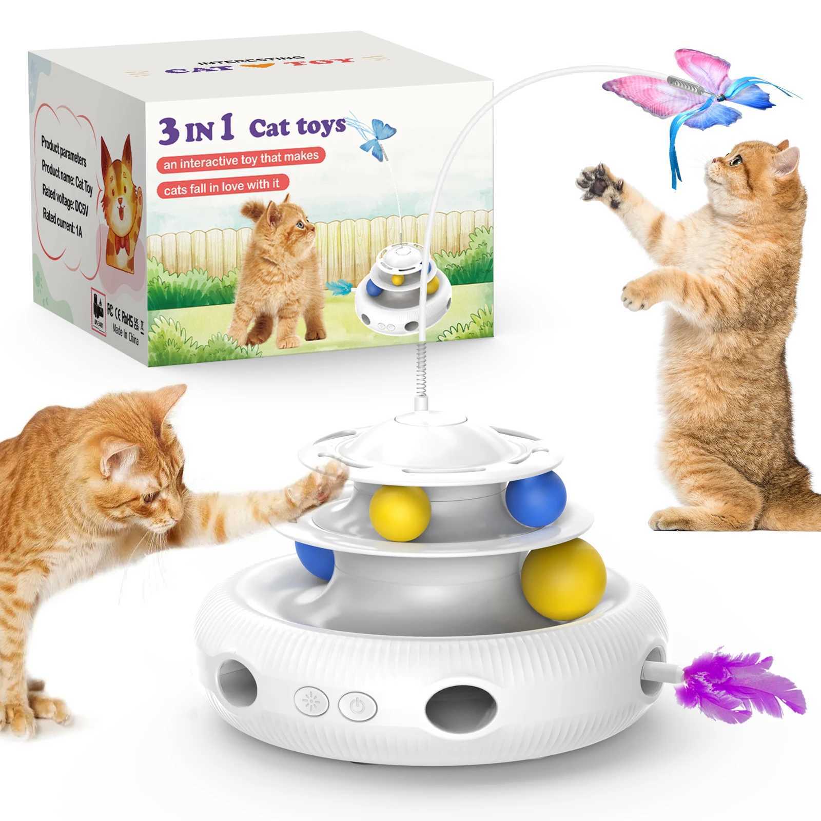 Chargeable Cat Laser Interactive Indoor Cat Pet Toys Automatic USB Cat Teaser Pet Toys Smart Cat Feather S251029{category}