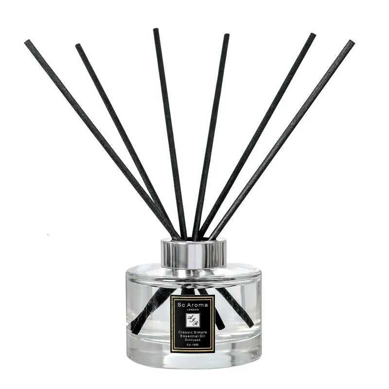 120ml Aromatic Reed Diffuser Lime Basil Home Perfume Fireless Aromatherapy Diffuser for Bedroom France Home Fragrance Decoration W251030