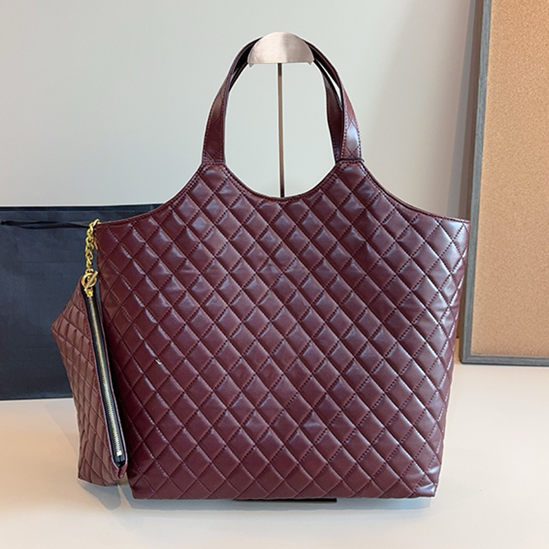 Designer bags Retro Tote Fashionable Commuter Classic Diamond-Patterned Combination Women's Single-Shoulder Bag, High-End Handbag, Practical Cros