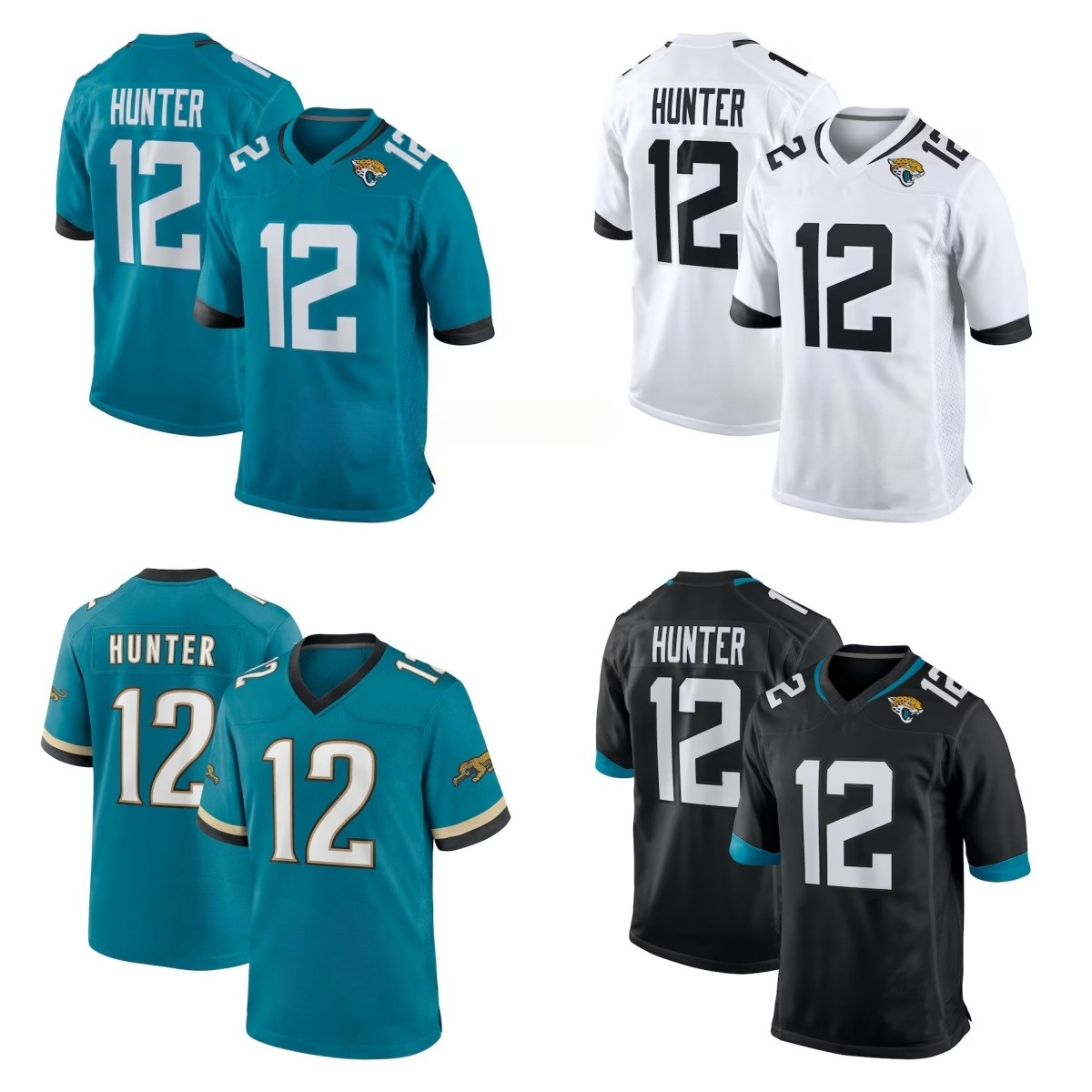 NFL Jaguars Travis Hunter 2025 NFL''Draft First Round Pick Game Player Jersey