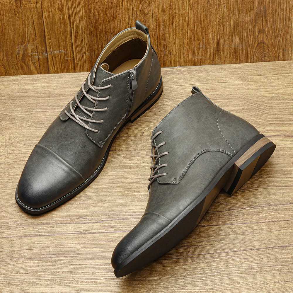Boots For Men Fashion Brand Comfortable Ankle Leather Boots For Men KD894 Z251029