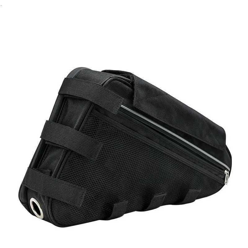 EBIKE Electric Triangle Battery Bag Waterproof 210D Oxford Cloth Black Bicycle Frame Triangle Bags H251029