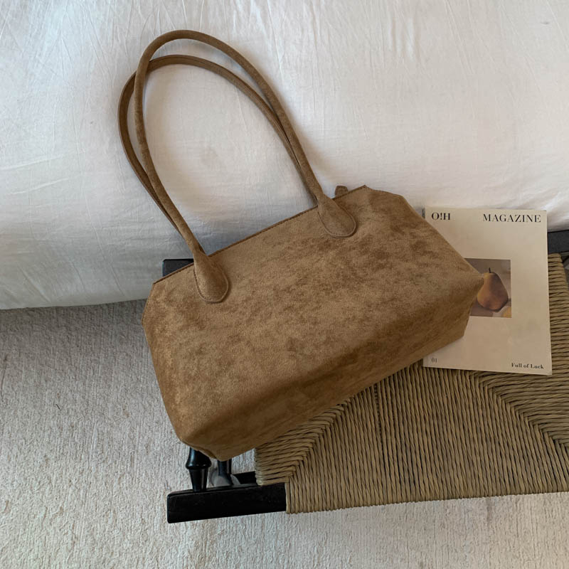 2025 Autumn New Women's Fashion Large Capacity Synthetic Leather Handbag, Casual Simple Classic Work Shoulder Bag, Student Fashion Crossbody Bag