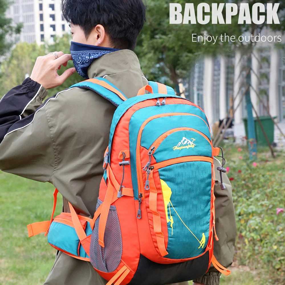 40L Hiking Backpack Lightweight Travel Backpack Camping Essentials Bag Outdoor Sport Daypack for Men Women Trekking Hunting H251029