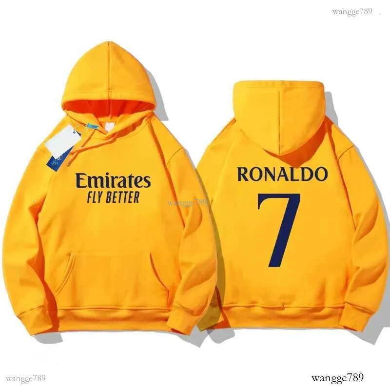 Men's Hoodies Sweatshirts Mens long sleeved hoodie size 7 Ronaldo print trend motorcycle sports bike hoodie motorcycle enthusiast casual sportswe